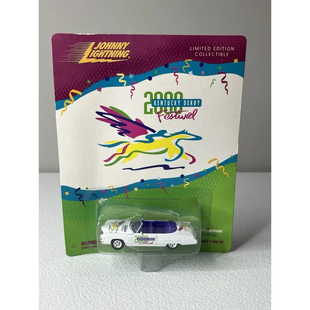 Lot Of 2 Johnny Lightning 1:64 Scale 2000 Kentucky Derby Festival 1973 Cadillac‎